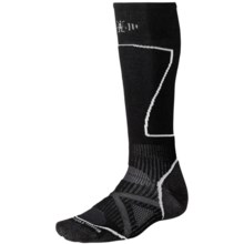 SmartWool PhD Ski Socks - Merino Wool (For Men and Women) in Black - 2nds