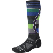 SmartWool PhD Snowboard Light Socks - Merino Wool (For Men and Women) in Charcoal - 2nds