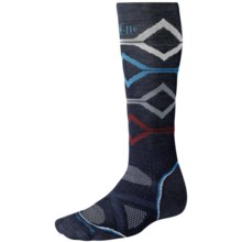 SmartWool PhD Snowboard Socks - Merino Wool, Midweight, Over-the-Calf (For Men and Women) in Navy - 2nds
