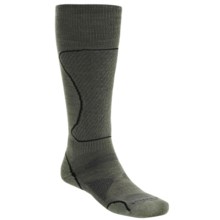 SmartWool PhD Surefoot Light Cushion Ski Socks - Merino Wool (For Men and Women) in Revolution/Black - 2nds