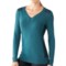 SmartWool Piney Lake Henley Sweater - Merino Wool (For Women) in Aegean Heather