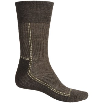 SmartWool Relaxed Twill Socks - Merino Wool, Crew (For Men) in Chestnut Wash