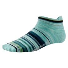 SmartWool Sidekick Stripe Socks - Merino Wool, Ankle (For Women) in Mineral Heather - 2nds