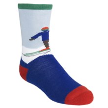 SmartWool Snow Plow Socks - Merino Wool, Crew (For Kids and Youth) in Royal - 2nds