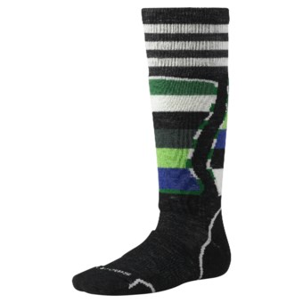 SmartWool Snowboard Socks - Merino Wool, Over-the-Calf (For Kids and Youth) in Black