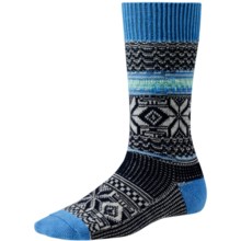 SmartWool Snowflake Pop Socks - Merino Wool (For Women) in Deep Navy Heather - 2nds