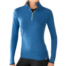 SmartWool Sportknit Shirt - Merino Wool, Zip Neck, Long Sleeve (For Women) in Arctic Heather - Closeouts