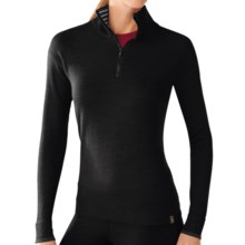 SmartWool Sportknit Shirt - Merino Wool, Zip Neck, Long Sleeve (For Women) in Black - Closeouts