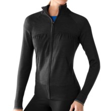 SmartWool SportKnit Sweater - Merino Wool, Full Zip (For Women) in Black - Closeouts