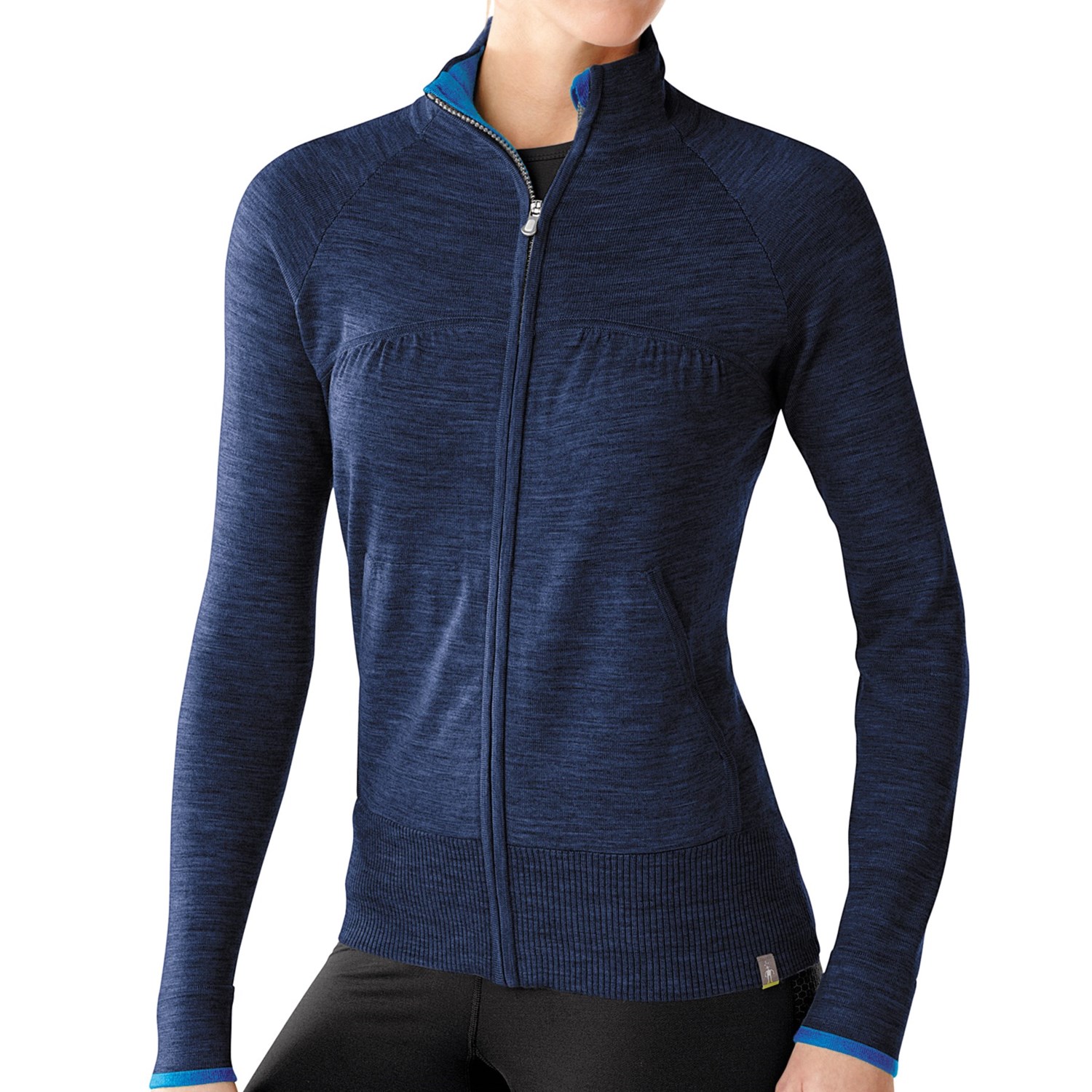 women's zip up running top