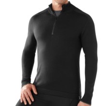 SmartWool Sportknit Sweater - Zip Neck, Long Sleeve (For Men) in Black - Closeouts