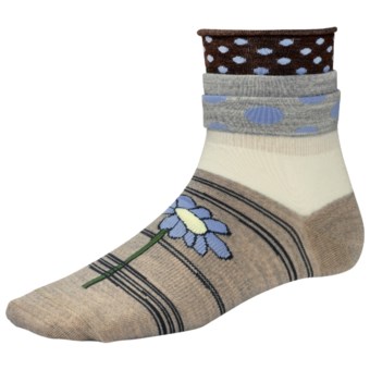 SmartWool Spring Fling Socks - Merino Wool (For Women) in Oatmeal Heather