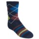 SmartWool Striped Diamond Gym Socks - Merino Wool, Crew (For kids and Youth)