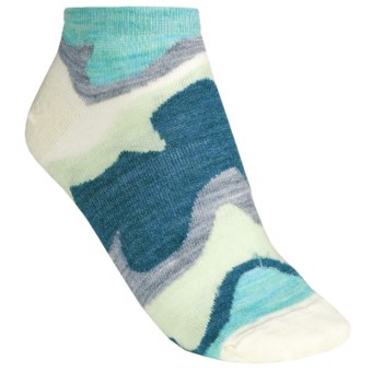 SmartWool Tranquil Sands Socks - Merino Wool, Micro Mini (For Women) in Mineral Heather