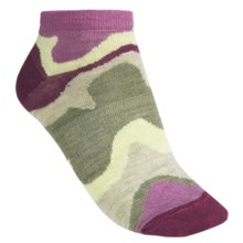 SmartWool Tranquil Sands Socks - Merino Wool, Micro Mini (For Women) in Violet - 2nds