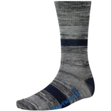 SmartWool Trekker Crew Socks - Merino Wool (For Men and Women) in Light Grey Marl - 2nds