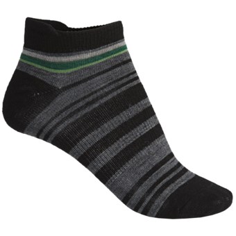 SmartWool Yipes Stripes Low Socks - Merino Wool (For Women) in Black