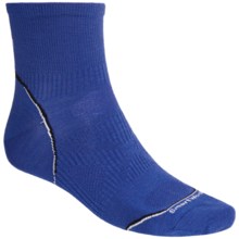 SmartWoolPhD Running Mini Socks - Ultralight, Quarter Crew (For Men and Women) in Royal - 2nds