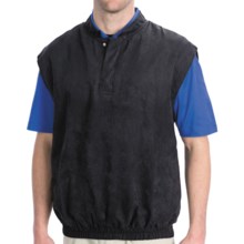 Smith & Tweed Microsuede Vest (For Men) in Black - Closeouts