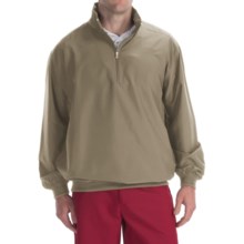 Smith & Tweed Superlight Microfiber Wind Jacket - Zip Neck (For Men) in Khaki - Closeouts