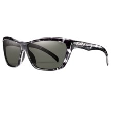 Smith Optics Aura Sunglasses - Polarized (For Women) in Black Tortoise/Grey Green - Closeouts