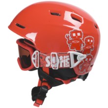 Smith Optics Galaxy/Cosmos Jr. Combo Pack with Goggles and Helmet (For Youth) in Blaze Smithbot - Closeouts