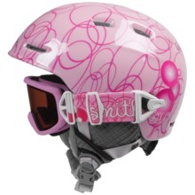 Smith Optics Galaxy/Cosmos Jr. Combo Pack with Goggles and Helmet (For Youth) in Pink Pop - Closeouts