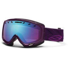Smith Optics Phase Snowsport Goggles (For Women) in Shadow Purple Riviera/Blue Sensor Mirror - Closeouts