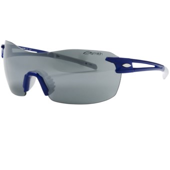 Smith Optics PivLock V90 Max Sunglasses - Interchangeable, Extra Lenses in Blue/Platinum Mirror