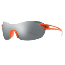 Smith Optics PivLock V90 Sunglasses - Interchangeable, Extra Lenses in Orange/Platinum Mirror - Closeouts