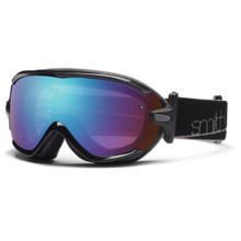 Smith Optics Virtue Snowsport Goggles (For Women) in Black/Blue Sensor Mirror - Closeouts