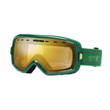 Smith Sport Optics Heiress Snowsport Goggles with Spherical Mirror Lenses (For Women) in Emerald Bristol/Gold Sensor Mirror - Closeouts