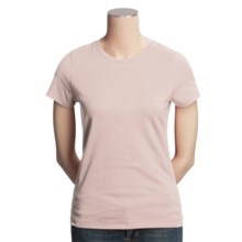 SML Sport Stretch Cotton T-Shirt - Short Sleeve (For Women) in Pink - Closeouts