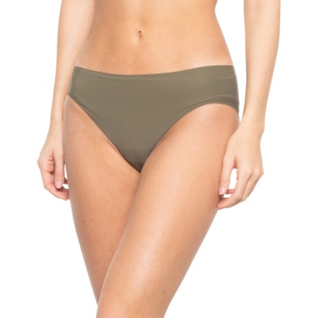 Hanro Smooth Illusion Panties - High-Cut Briefs (For Women) - REED GREEN (S )