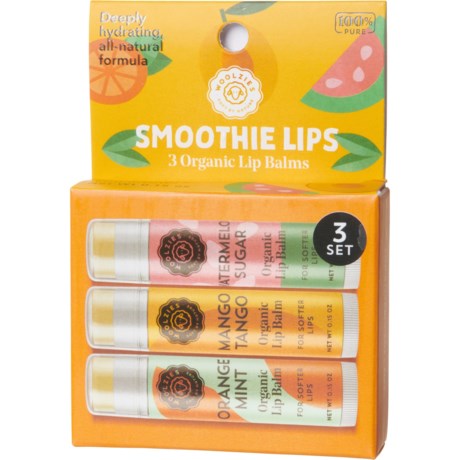 Woolzies Smoothie Lips Organic Lip Balm - Set of 3 - SMOOTHIE ( )