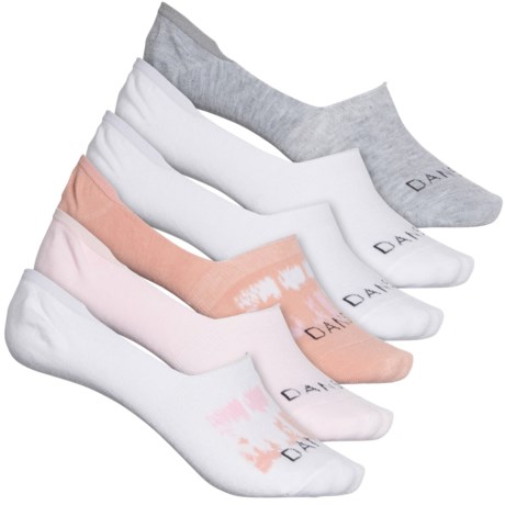 Danskin Sneaker Liner Socks - 6-Pack, Below the Ankle (For Women) - NUDE/PINK/GREY (9/11 )