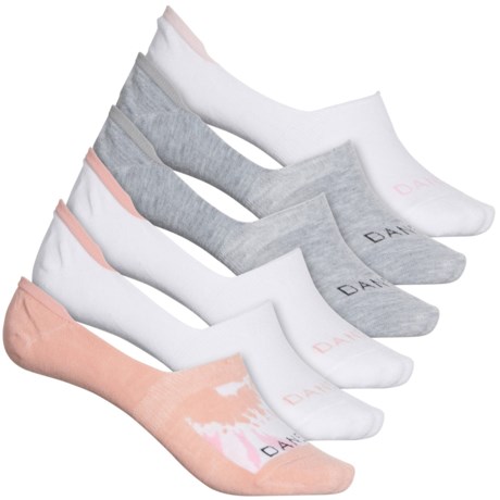 Danskin Sneaker Liner Socks - 6-Pack, Below the Ankle (For Women) - PINK/NUDE/GREY (9/11 )