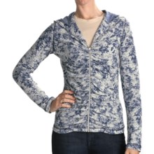 Sno Skins Acid Wash Hoodie Sweatshirt (For Women) in Denim - Closeouts