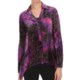 Sno Skins Burnout Velvet Print Shirt - Long Sleeve (For Women)