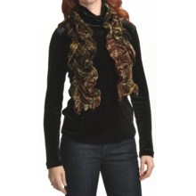 Sno Skins Burnout Velvet Scarf (For Women) in Forest - Closeouts
