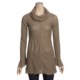 Sno Skins Crinkle Knit Shirt - Twist Cowl Neck, Long Sleeve (For Women)