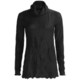 Sno Skins Crinkle Pointelle Turtleneck - Long Sleeve (For Women)