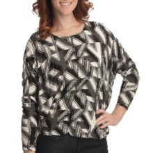 Sno Skins Eyelash Shirt - Ballet Neck, Long Sleeve (For Women) in Mosaic - Closeouts