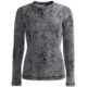Sno Skins Leopard Denim Stretch Knit Shirt - Long Sleeve (For Women)