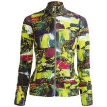 Sno Skins Microfiber Print Jacket - Zip Front (For Women) in Rock & Roll - Closeouts