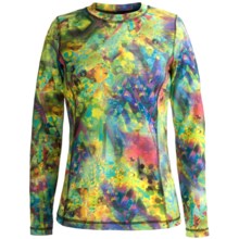 Sno Skins Microfiber Print T-Shirt - Long Sleeve (For Women) in Kaleidoscope - Closeouts