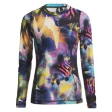 Sno Skins Microfiber Print T-Shirt - Long Sleeve (For Women) in Purple Haze - Closeouts