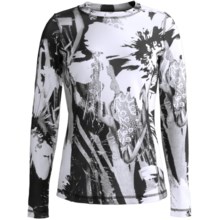 Sno Skins Microfiber Print T-Shirt - Long Sleeve (For Women) in Splash - Closeouts