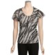 Sno Skins Ruffle Trim Shirt - Scoop Neck, Short Sleeve (For Women)