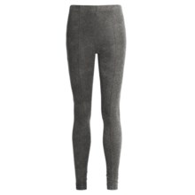 Sno Skins Stretch Faux-Suede Leggings (For Women) in Charcoal - Closeouts